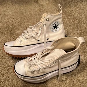 Converse run start hike high tops